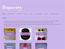 Tablet Screenshot of disparatecotillon.com